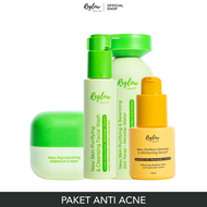 Skincare Reglow Paket GLOWING SET Reglow Skincare Official Skincare Jerawat Dan Bruntusan Anti Acne