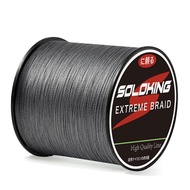 SOLOKING Braided Fishing Line 300m/500m/1000M 4 Strand Braided Line Super Strong Multifilament Fishi