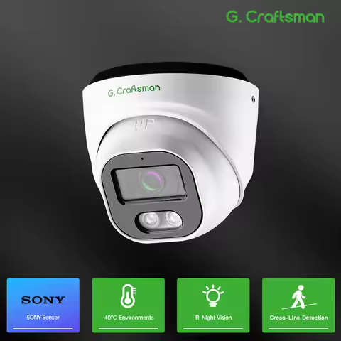 C-R,HD,5MP IMX335,Security POE IP Camera,Dome,MIC,IR,Electronic Fence,Cross-boundary,CCTV,Video,Surv