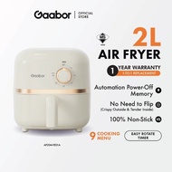 Gaabor Air Fryer With 9 Menu Functions & 3D Hot Air Circulation Mini 2L  Air Fryer AF20M-YE01A