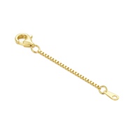 14k Gold 0.5"/1"/1.5"/2"/3" Necklace Bracelet Extender Chain, Necklace Extender Gold 14k, Durable Re