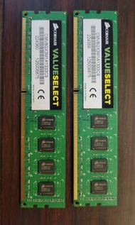 CORSAIR 8GB (2x4GB) DDR3 RAM PC3-10600 1333Mhz Model:CMV8GX3M2A1333C9