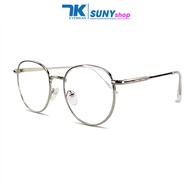 Round eye glasses frames for men and women, metal material in black, gray, silver, gold 7K8805. 0 de