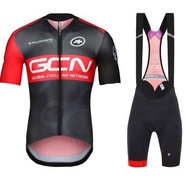 （POWERBAND）[READY STOCK ]GCN 2021 Men Women cycling jersey  With powerband BIB short  20D gel pad