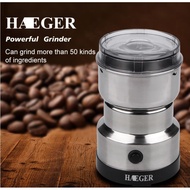 ( PRO+++ ) โปรแน่น.. HAEGER เครื่องบดกาแฟไฟฟ้าขนาดพกพา SCG-311 สีเงิน ราคาสุดคุ้ม เครื่อง ชง กาแฟ เครื่อง ชง กาแฟ สด เครื่อง ชง กาแฟ แคปซูล เครื่อง ทํา กาแฟ