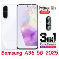 For Samsung A36 5G 2025 Front Back Full Cover Protection Hydrogel Film For Samsung Galaxy A36 A16 A2