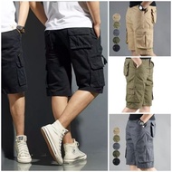 Seluar Lelaki Six Pocket Cargo Short Causal Pants