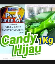 Cat Penta Candy Ijo Hijau 1Kg Penta Super Gloss Candytone Green Hijau 1 kilo Cat Mobil Motor
