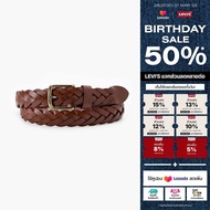 เข็มขัด Levis® Mens Leather Braided Belt