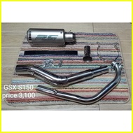 ♞,♘,♙GSX S150 FULL EXHAUST SYSTEM