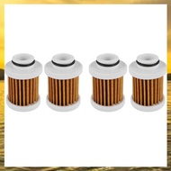 (HIMK) 4PCS 6D8-WS24A-00 Fuel Filter Accessories Parts Kit for F50-F115 Outboard Engine 40-115Hp 30H