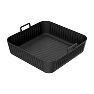 BOCO Silicone Oven Bake Pan Large Silicone Baking Tray Square Silicone Air Fryer Liner for Cosori 5q
