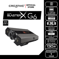 CREATIVE SOUND CARD Sound Blaster G6 USB-C External USB Sound Card -  ซาวด์การ์ด USB DAC/Amp