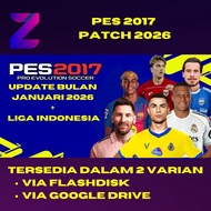 64GB FLASHDISK filled with PES 2017 Game PATCH 2026 + BRI LEAGUE 1 INDONESIA + BONUS GAME bebas REQU