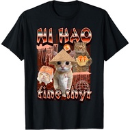 ni hao fine shyt funny brainrot gen z meme gen alpha T-Shirt