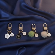 GANTUNGAN Initial Letter Bag Hanger Keychain