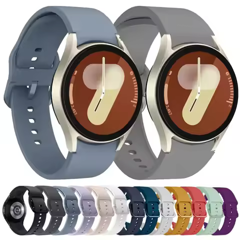 Silicone Strap For Samsung Galaxy Watch 8 7 6 5 4 40mm 44mm Comfortable Watchband Galaxy Watch 8 Cla