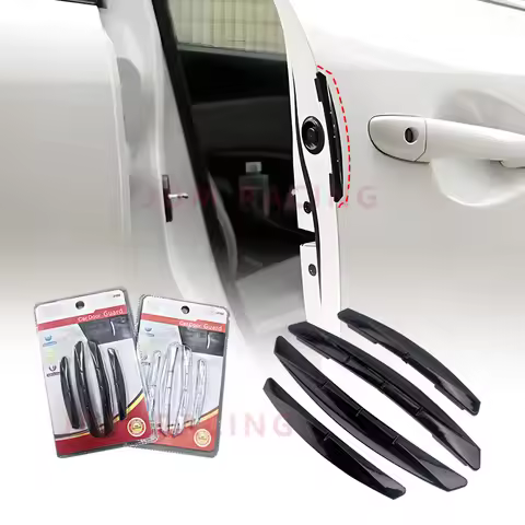 4Pcs by Set Car Door Edge-Scratch Anti-collision Protector Guard Strip Universal Car Door Protective