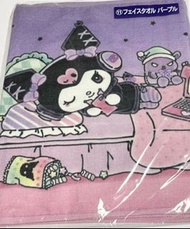 聖誕 好禮物 Gift ［Sanrio ］Kuromi 可愛 可羅米 惡魔Melody 主打 大毛巾 大浴巾 （80X 34CM）面部護理 浴室 家居 佈置 實用可愛！