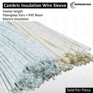 1.5mm to 12mm Cambric Insulation Wire Sleeve – Wire Insulation Tubing, 1meter Length