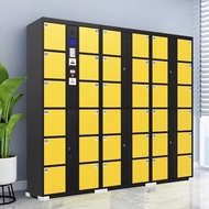 ST&amp;💘Supermarket Bar Code Storage Cabinet Electronic Locker Shopping Mall Smart Face Fingerprint Identification Locker Mo