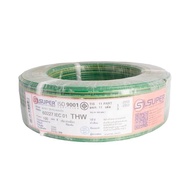 สายไฟ THW 60227 IEC01 ฉนวนพีวีซี 4 Sq.mm. สีเขียวเหลือง