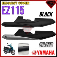 MUFFLER PROTECTOR YAMAHA EZ115 EZ 115 BLACK / SILVER MUFFLER COVER EXHAUST COVER EKZOS COVER