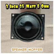 Speaker Bass 3 inch 35 watt 8 ohm Mic TV Subwoofer Audio For Mini