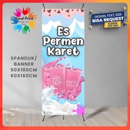 SPANDUK BANNER Es Permen Karet D Bisa Request Desain
