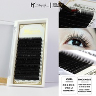 Mink Eyelashes thickness 0.03-0.05-0.07-0.10-0.12-0.15 curved Li-J-B C-CC-D-U-LD Thuy Ha Artificial 