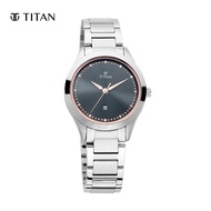 Titan Sparkle Anthracite Dial Analog Date Function Women's Watch 2570SM07