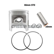 Bahagian ng motor piston ring kit DT200 DT175 Bore 66mm pin 16mm