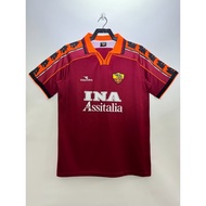 1998-99 Roma Retro Red Football Jersey High Quality Football Shirt