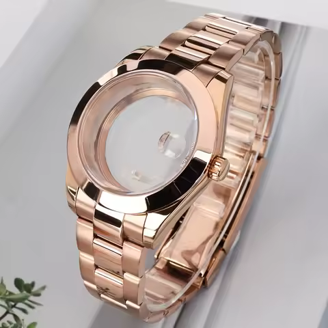 36/39mm Bevel Edge Watch Case Sapphire Crystal For Air King NH35 NH34 NH36 NH38 Miyota 8215 Stainles