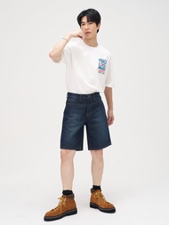 Niyom Jeans collection Woodstock : เสื้อยืด Oversize รุ่น TWS-011 สกรีนลาย ผ้าCotton ผ้ายืด