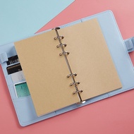 SA Leather 6 Rings Binder Refillable 6 Rings Budget Binder Notebook Binder Covers