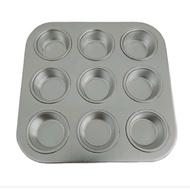 9 HOLE MINI CUPCAKE MUFFIN TRAY PAN ALUMINIUM BAKING TRAY MOLD MOULD