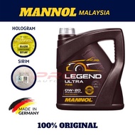 ORIGINAL MANNOL LEGEND ULTRA 0W20 7918 MANNOL ENGINE OIL MINYAK ENJIN MANNOL FULLY SYNTHETIC FULL SI