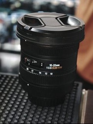 Sigma 10-20/3.5 HSM EX for Nikon F 功能正常 鏡片通透