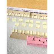 (Pack Of 10) C 222J100V 0.0022UF 100V 222PF 2n2J100V Poly Pin 5mm Italian Kemet Brand Light Yellow 2