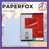 ↞ ▭ ▱ ✠ A's INTERMEDIATE PAPER (1 Pad) - GRADE 5&6 Intermediate Writing Pad Long Pad (SOLD PER PAD