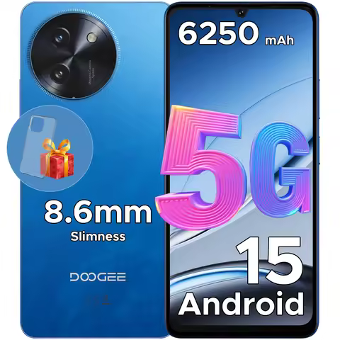 DOOGEE Note 59 5G SmartphoneAndroid 15 NFC Cellphone 6.75" Screen 32GB (8+24) 128GB Unisoc T820 6250