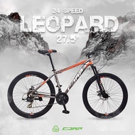 แถมฟรี!!!ไฟหน้า-ท้ายLED จักรยานเสือภูเขา 27.5" COMP LEOPARD (24เกียร์)
