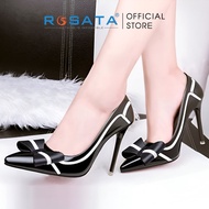 GIÀY CAO GÓT ROSATA GIÀY NỮ 9CM ROSATA GIÀY BÍT MŨI THỜI TRANG ROSATA MÃ RO608 MÀU ĐEN