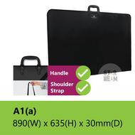 Waterproof Art Portfolio File Drafting Bag| A1/A2/A3 size| Expandable Seminar Beg Lukisan (Shoulder 