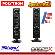 Speaker Tower Polytron speaker pasif tv Polytron 32 inch Cinemax Home theater Audio