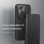 Samsung S24 Case S24 Plus/ S24 Ultra Nillkin Qin Prop Leather Flip Casing Samsung S24 Ultra Casing