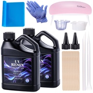 เรซิน UV 500g - จํานวนมากอัพเกรดคริสตัลใส Hard ประเภท UV เรซิ่นชุด Fast Curing อีพ็อกซี่เรซิ่นอุปกรณ