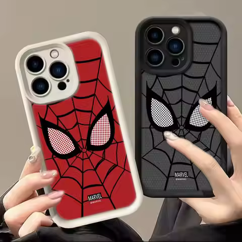 Spiderman Head Mask Case For VIVO Y16 Y17 Y19 Y20 Y21 Y27 Y35 Y36 Y50 Y51 Y72 Y75 Y76 Y77 Y78 Y81 Y9