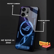 Oppo Reno 14 5G 2025 Glass Case hp For Oppo Reno 14 5G 2025 Casing hp For Oppo Reno 14 5G 2025 Softc